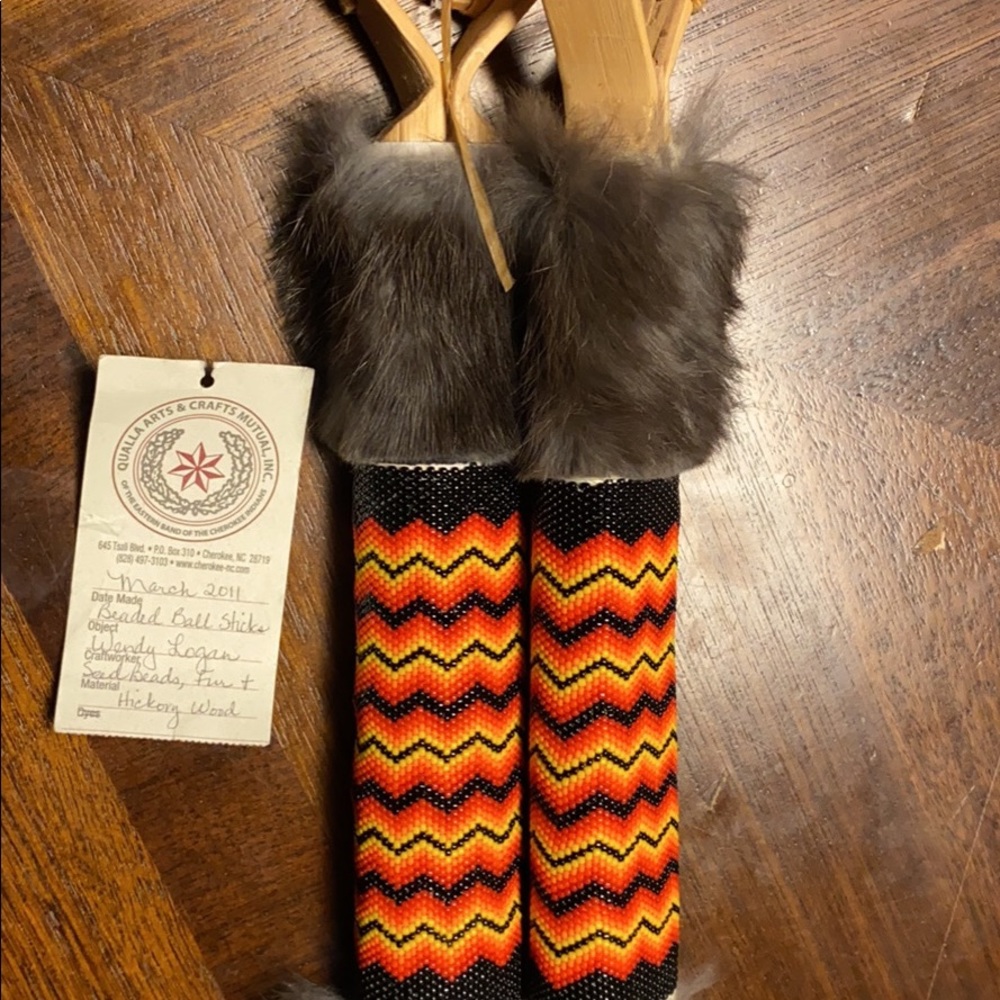 Beaded ball sticks